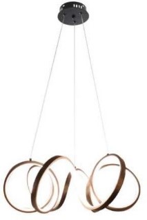 45W LED Hanging Lamp Black CCT