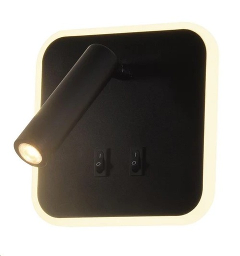 10.5W LED BED Side Lamp BLK 3K
