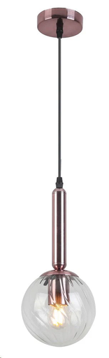 Hanging Ceiling Lamp 1XE27-40W 110-240V 50-60HZ Clear Glass