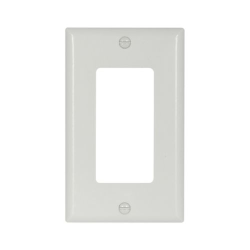 1G Decora Plate White