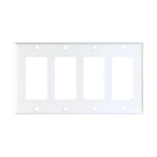 4G Decora Plate White