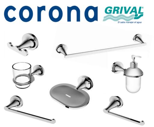 Stella Bathroom Accessories 6 pieces