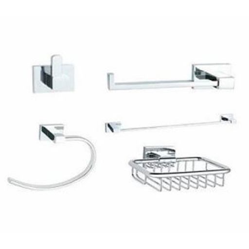 Rubo Accessories Set 5 Pieces Metallic