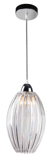 Hanging Ceiling Lamp 1XE27-40W 100-240V 50-60HZ Clear Glass