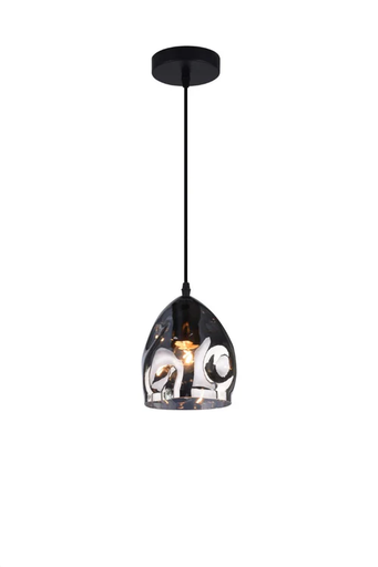 Hanging Ceiling Lamp 1XE27-40W (A19) 110-240V 50-60HZ Glass Screen