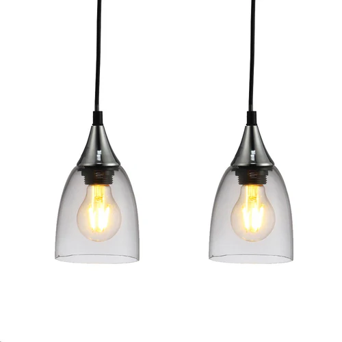 Hanging Ceiling Lamp, DUO Packaging 1XE27-60W MAX (A19) 110-240V 50-60HZ