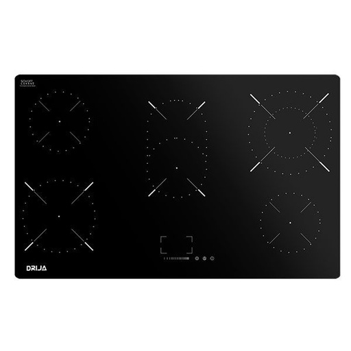 Drija Built-In Electric Stove Alemania 90 Professionale. Black