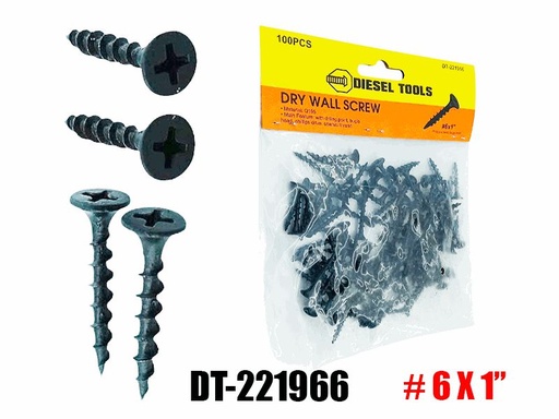 6X1" Drywall Screws (100PCS)