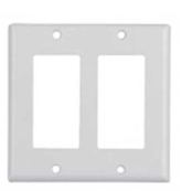 TWO Gang Plate White