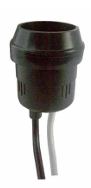 Weatherproof E-27 Socket W/Cables
