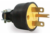 Plug YLW/ BLK 250V 15A