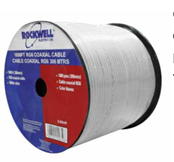 RG6 Coaxial Clable White 1000 Feet