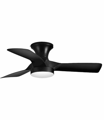LED Ceiling Fan CCT BLK