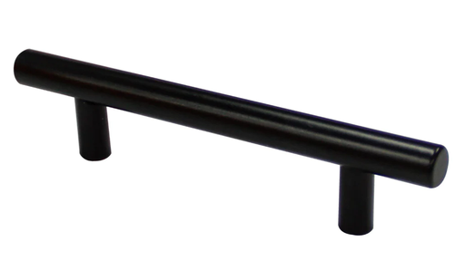 128mm Black painted steel handle