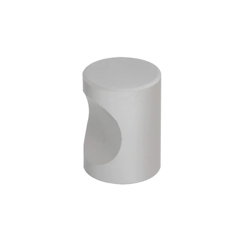 Natural cylindrical aluminum knob 18X26