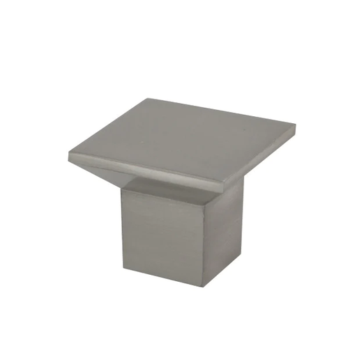 Square aluminum knob