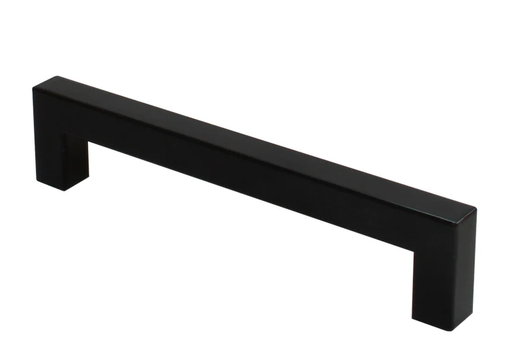 128mm Black painted steel handle