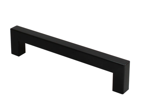 160mm Black painted steel handle