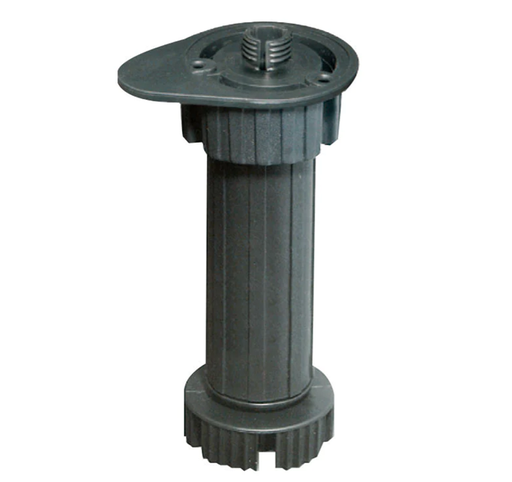 100mm Black Furniture Levelling Foot Adjustabl + clips for plinth