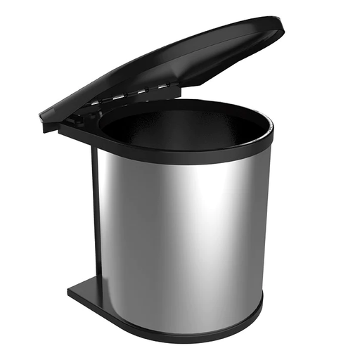 12 Lts - Round trash can for internal door