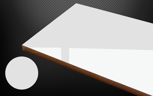 Sheet CH - Color: High Gloss Blanco MDF 18MM