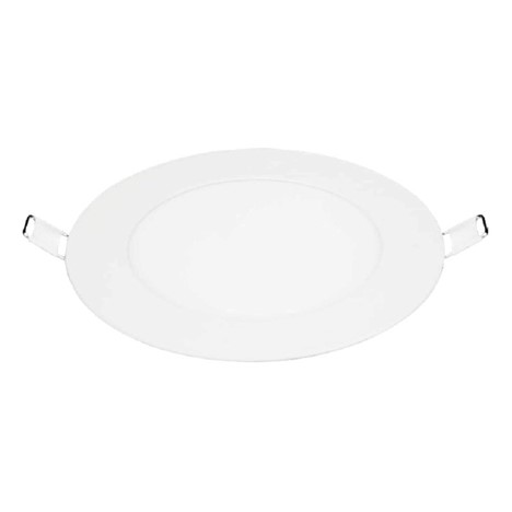 12W LED Panel Round 65K Recess