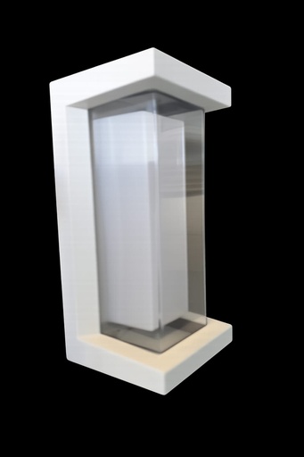 12W LED Outdoor Wall Light White 3000K