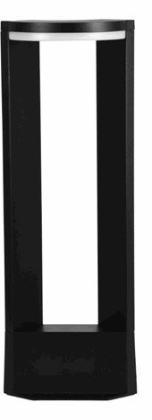 12W LED Pole Lamp 30K BLK