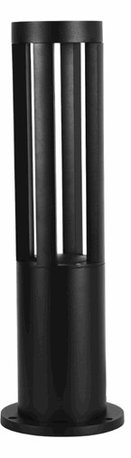 7W LED Pole Lamp 30K BLK