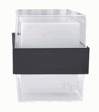 10W LED Wall Lamp 3000K BLK