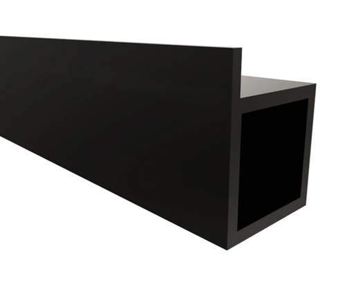 Black modular cube profile board support x 3m