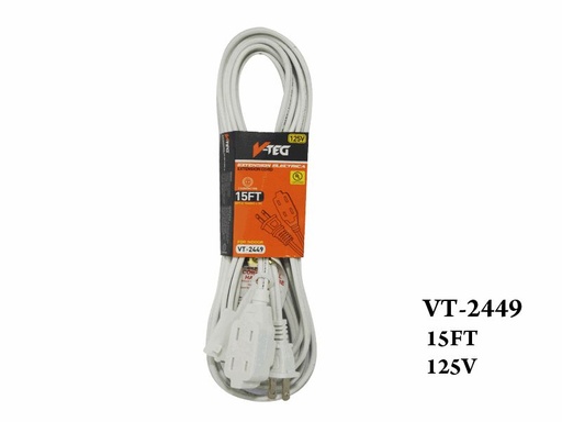 White 15FT Copper Extension Cord