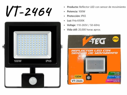 100W Motion Sensor Floodlight